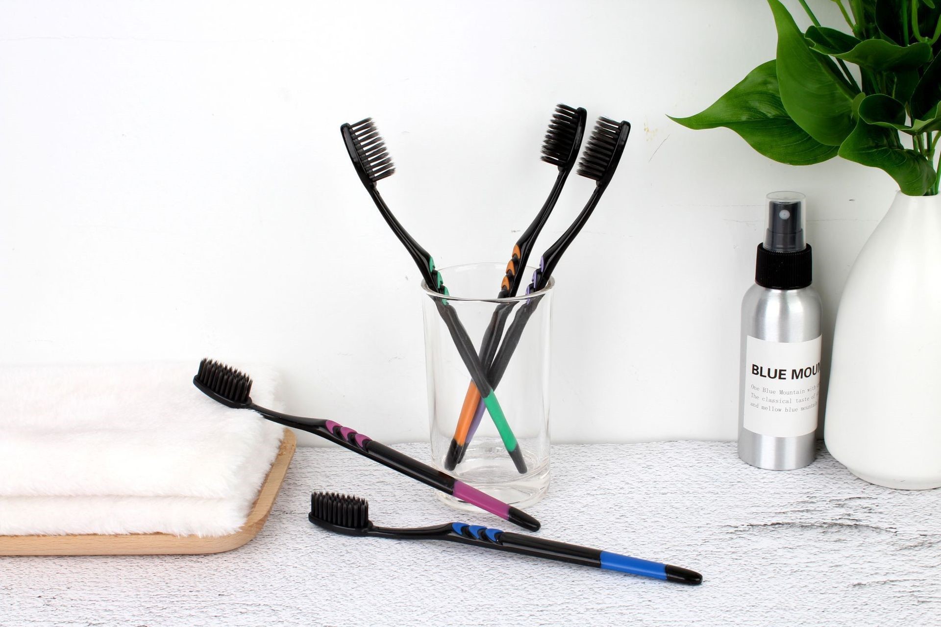 1pcs Bamboo Charcoal Soft-Bris - Bamboo Toothbrush Set ulasan dan harga