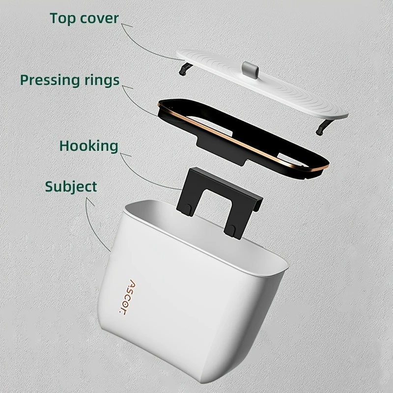 Hanging Trash Can Kitchen Cabi - Compost Bin Countertop ulasan dan harga