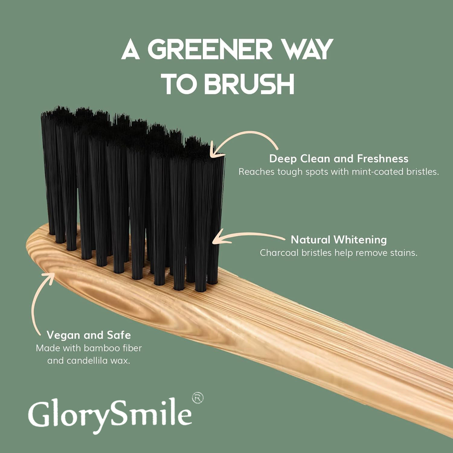 Bamboo Toothbrushes for Adults - Bamboo Toothbrush Set ulasan dan harga