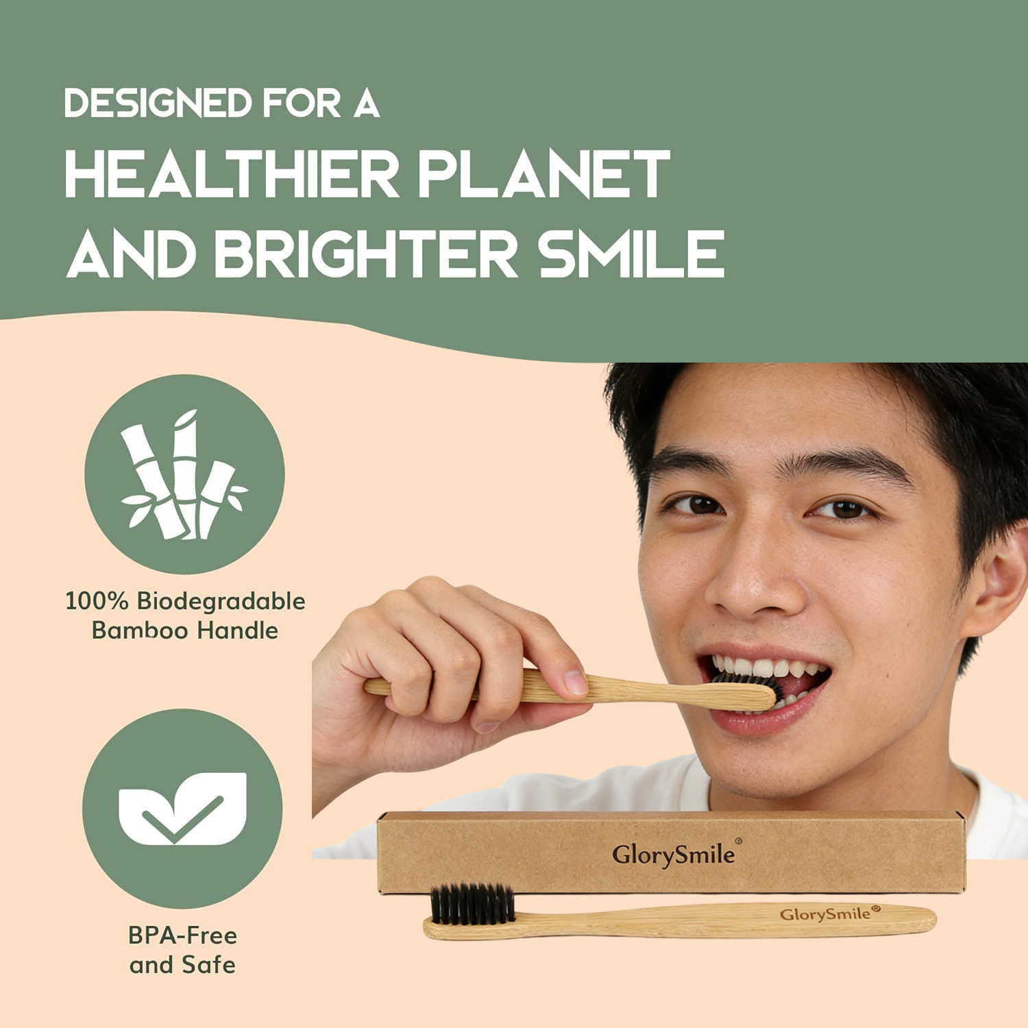 Bamboo Toothbrushes for Adults - Bamboo Toothbrush Set ulasan dan harga