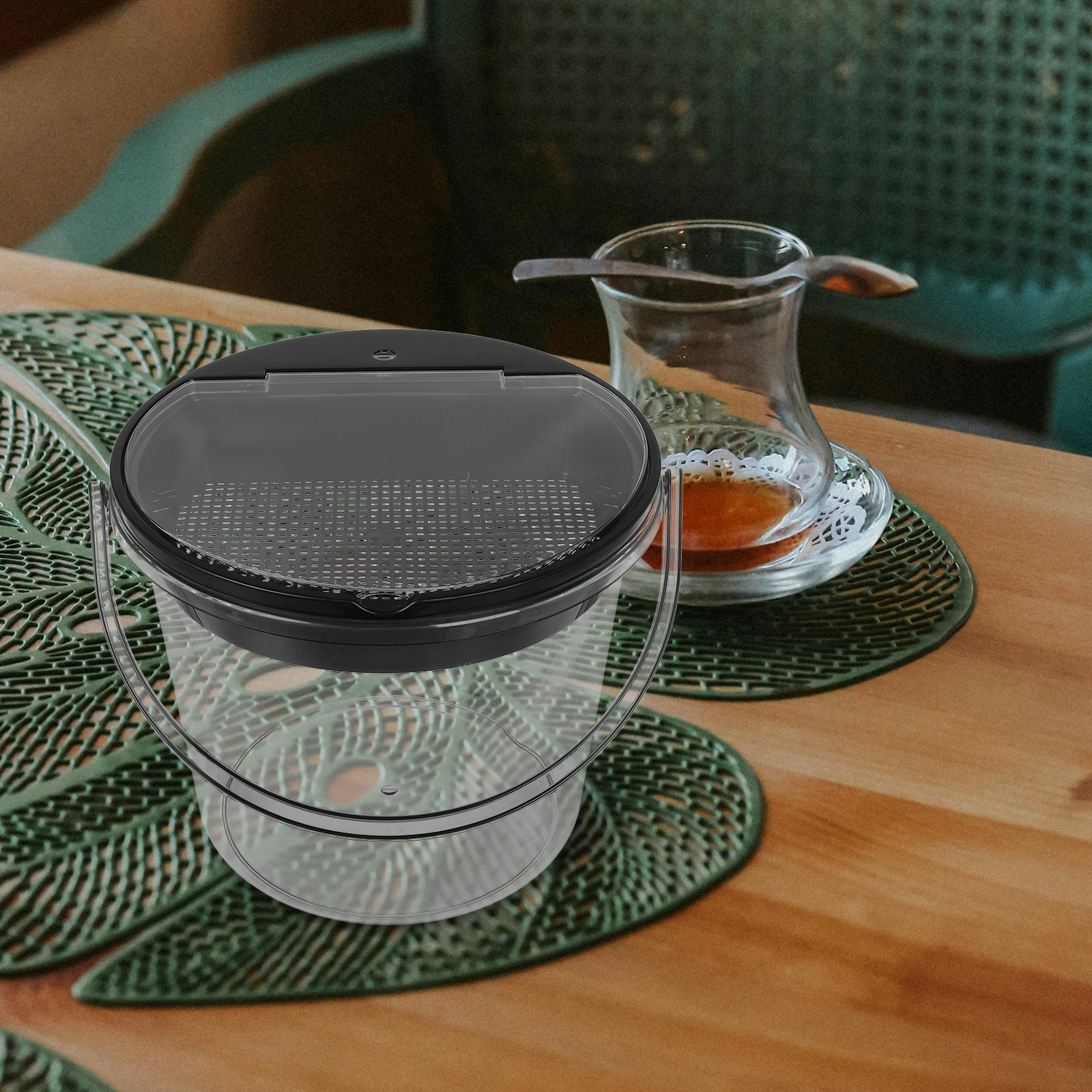 Portable Tea Dregs Drainage Bu - Compost Bin Countertop ulasan dan harga