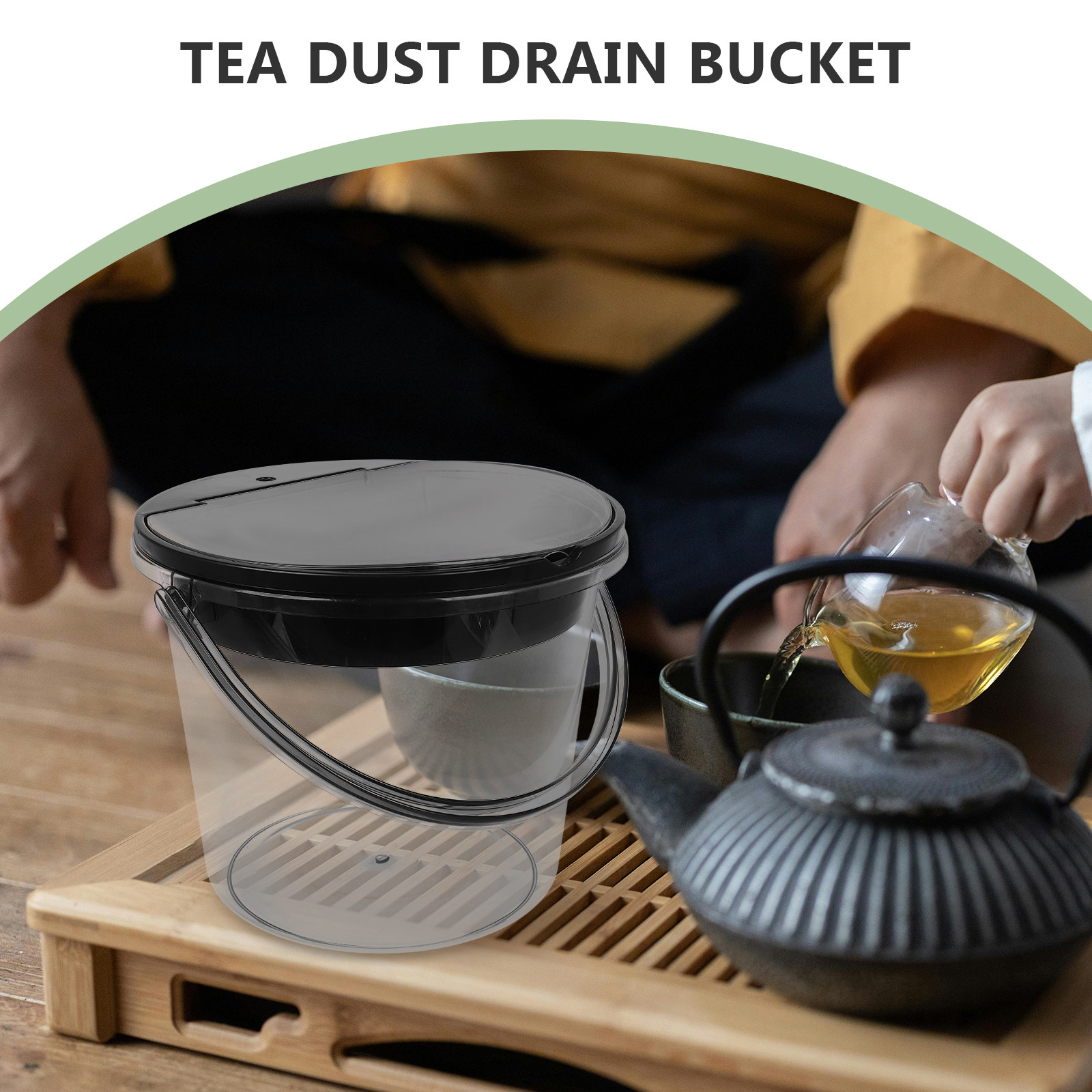 Portable Tea Dregs Drainage Bu - Compost Bin Countertop ulasan dan harga