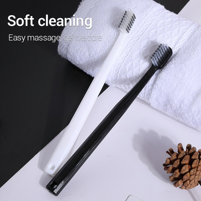 10PC Bamboo Charcoal Brush Sil - Bamboo Toothbrush Set ulasan dan harga