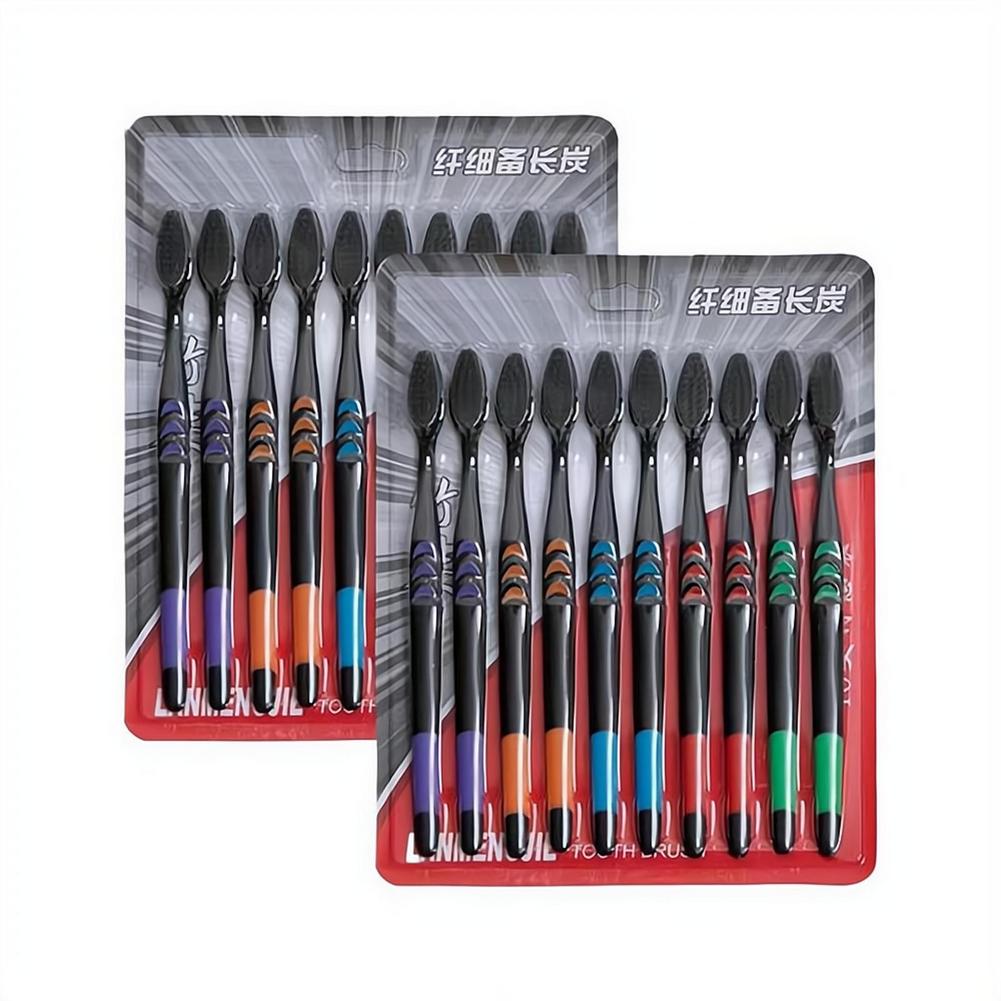 10 Pieces Packed Soft Bristle  - Bamboo Toothbrush Set ulasan dan harga