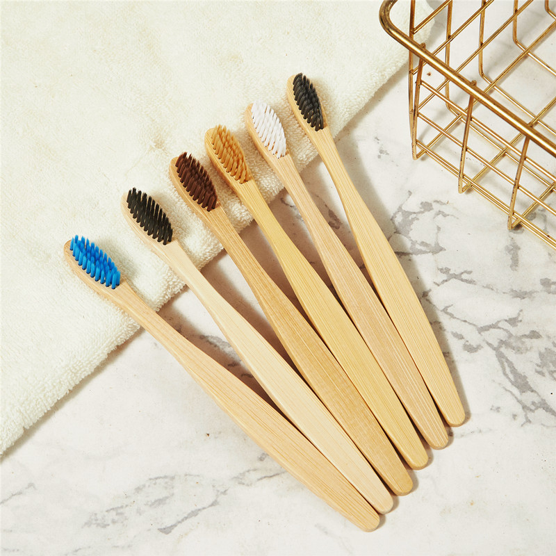5/10/20/30Pcs Colorful Bamboo  - Bamboo Toothbrush Set ulasan dan harga