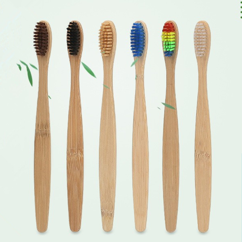 5/10/20/30Pcs Colorful Bamboo  - Bamboo Toothbrush Set ulasan dan harga