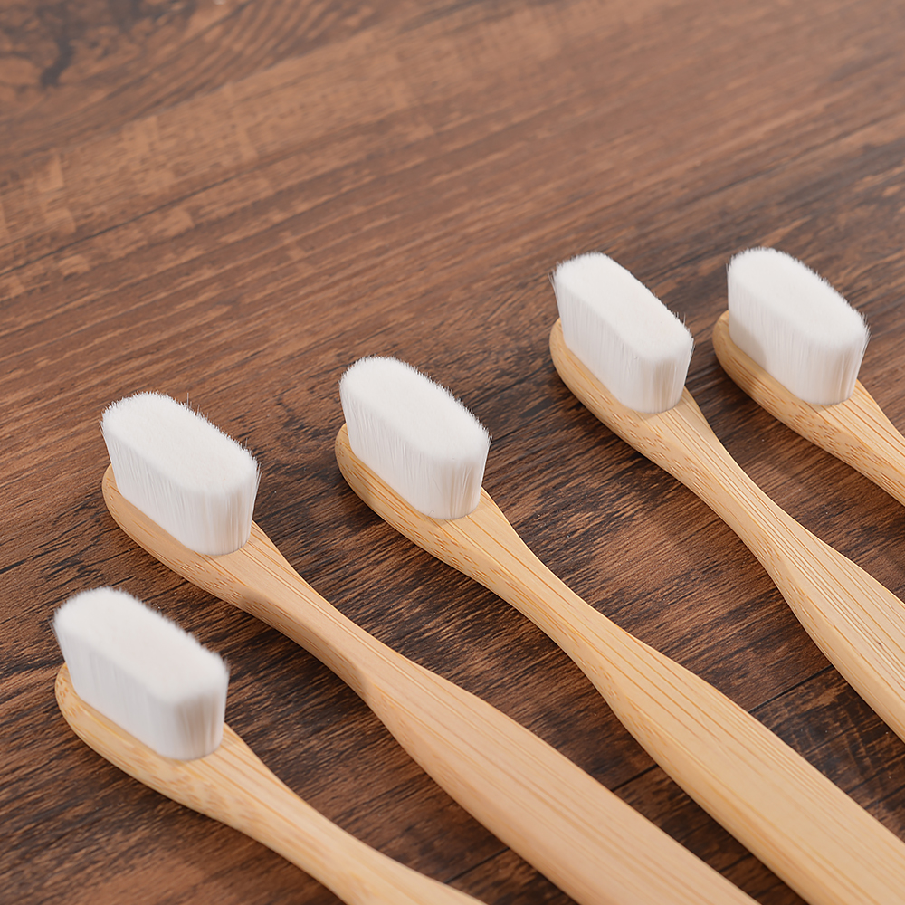 5Pcs Ultra Fine Soft Toothbrus - Bamboo Toothbrush Set ulasan dan harga