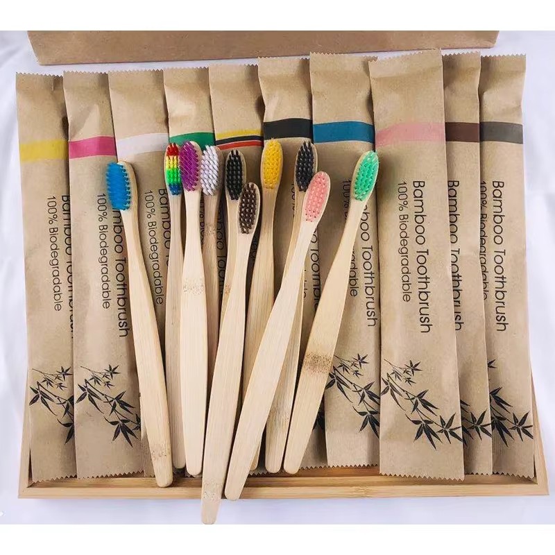 5-30pcs Bamboo Toothbrushes So - Bamboo Toothbrush Set ulasan dan harga