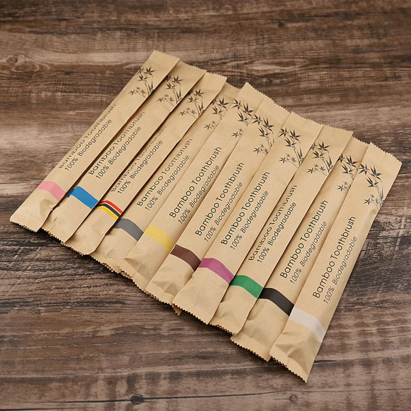 5-30pcs Bamboo Toothbrushes So - Bamboo Toothbrush Set ulasan dan harga
