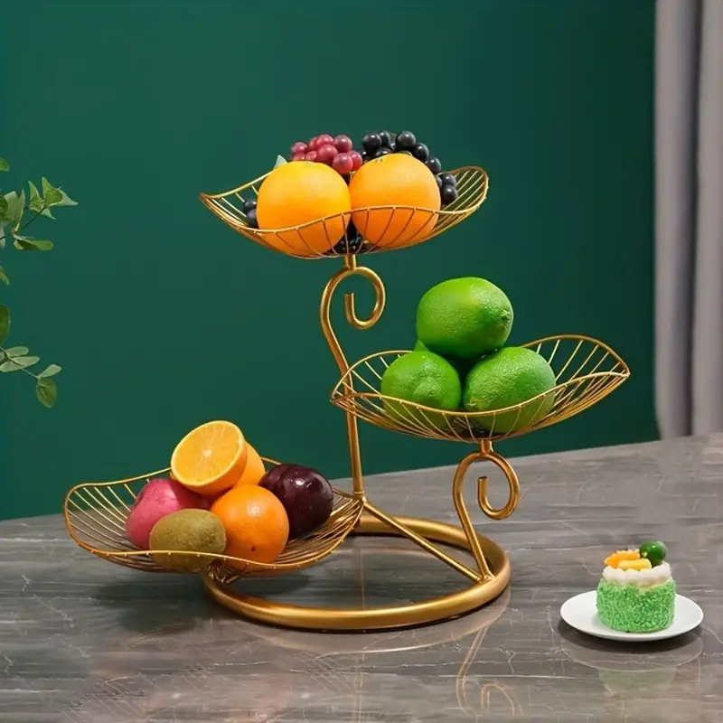 Exquisite 3-layer Fruit Tray C - Compost Bin Countertop ulasan dan harga