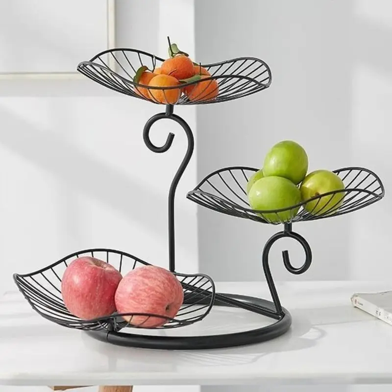 Exquisite 3-layer Fruit Tray C - Compost Bin Countertop ulasan dan harga