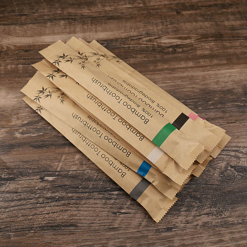 50 / 100 Pcs  Customized Laser - Bamboo Toothbrush Set ulasan dan harga