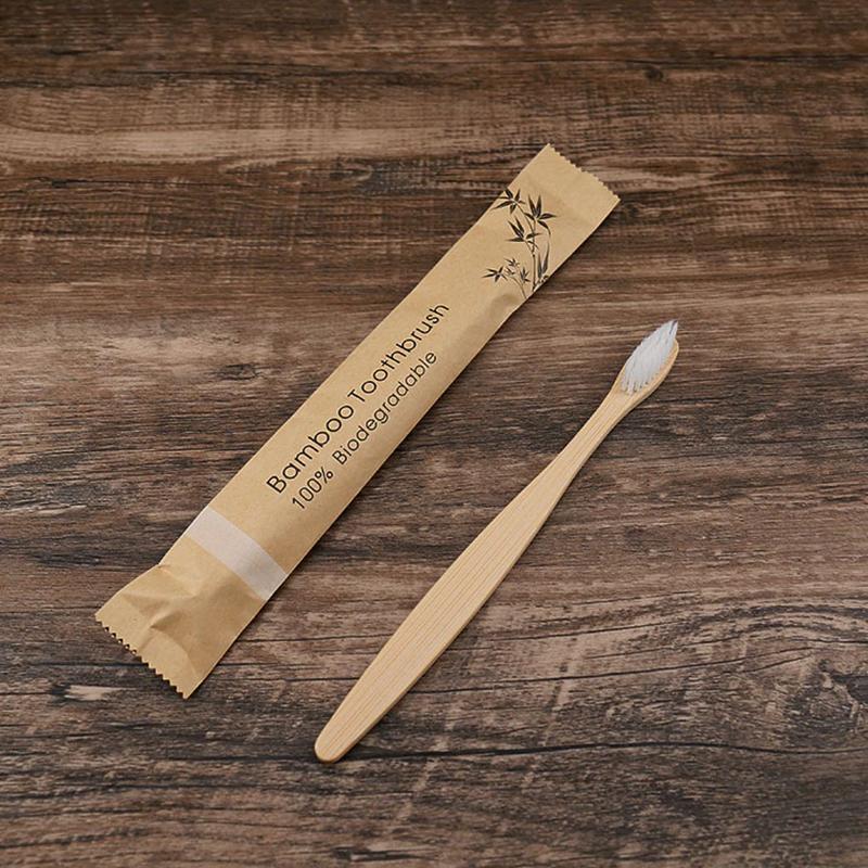 50 / 100 Pcs  Customized Laser - Bamboo Toothbrush Set ulasan dan harga