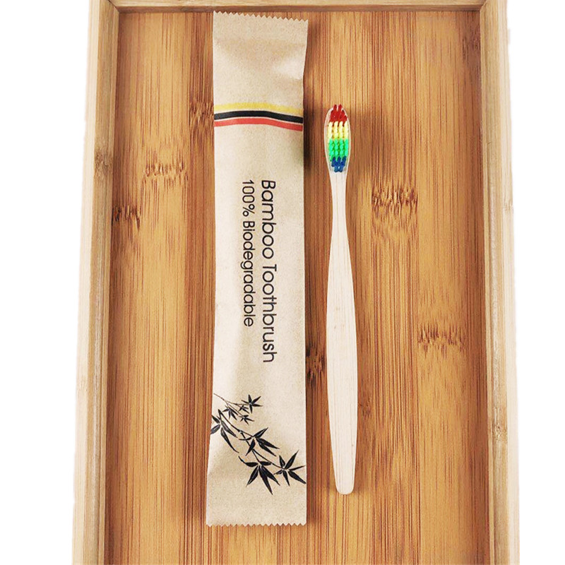 50 / 100 Pcs  Customized Laser - Bamboo Toothbrush Set ulasan dan harga