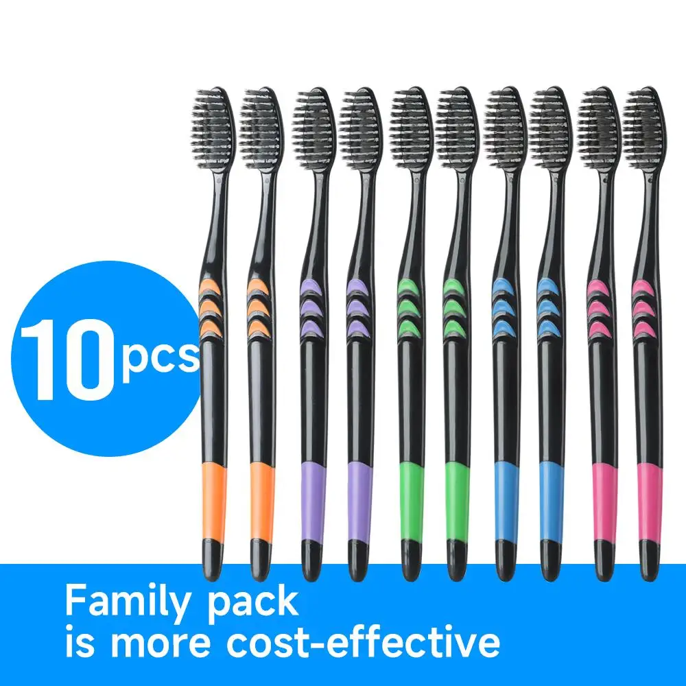 Bamboo Charcoal Soft Bristles  - Bamboo Toothbrush Set ulasan dan harga