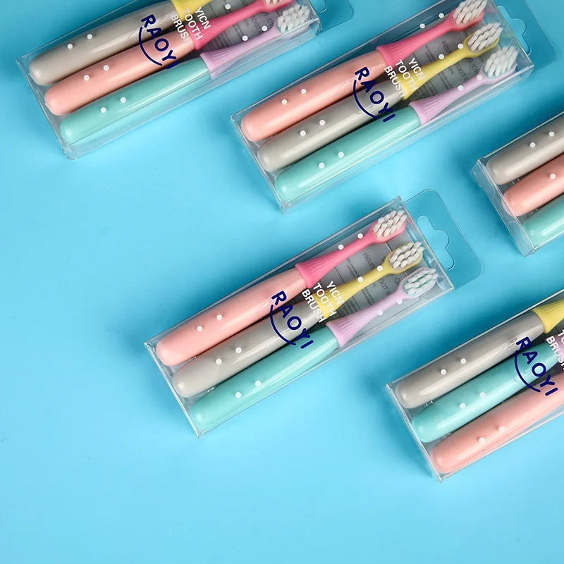 3pc/set Children's Toothbrush  - Bamboo Toothbrush Set ulasan dan harga