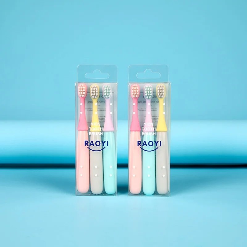 3pc/set Children's Toothbrush  - Bamboo Toothbrush Set ulasan dan harga