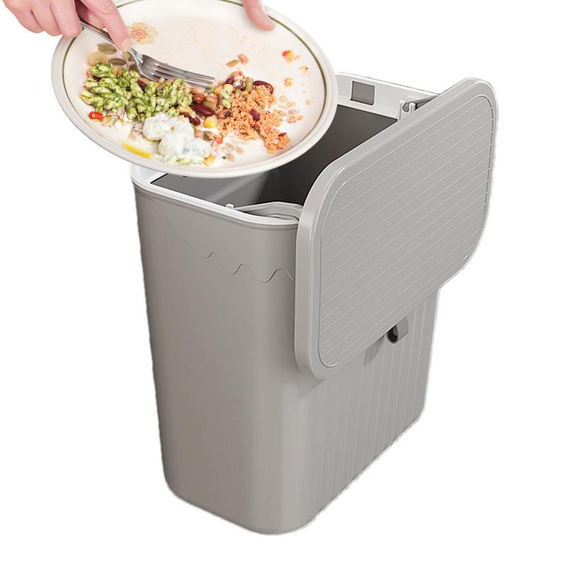 Hang Trash Can Kitchen Garbage - Compost Bin Countertop ulasan dan harga