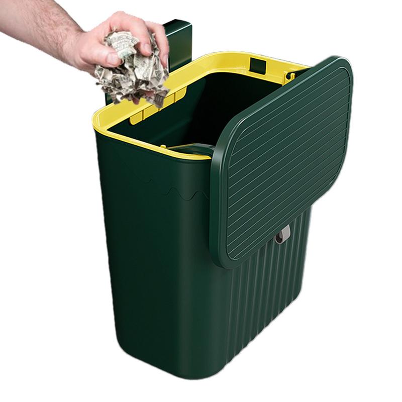 Hang Trash Can Kitchen Garbage - Compost Bin Countertop ulasan dan harga