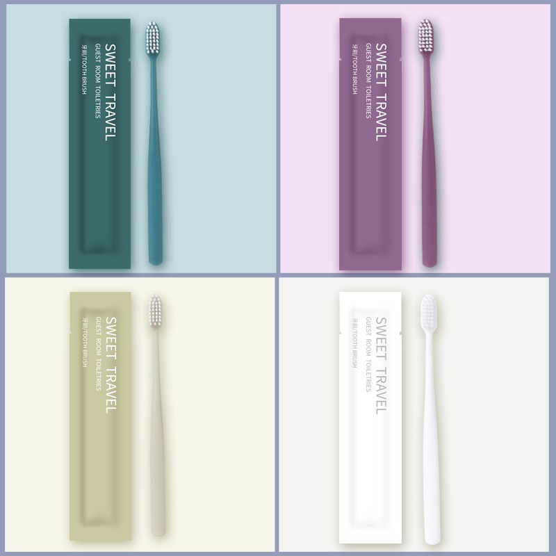 100Pcs Disposable Toothbrush T - Bamboo Toothbrush Set ulasan dan harga