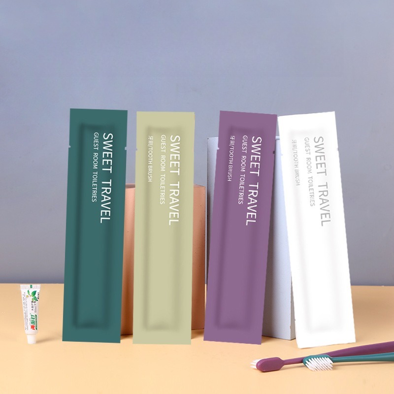 100Pcs Disposable Toothbrush T - Bamboo Toothbrush Set ulasan dan harga