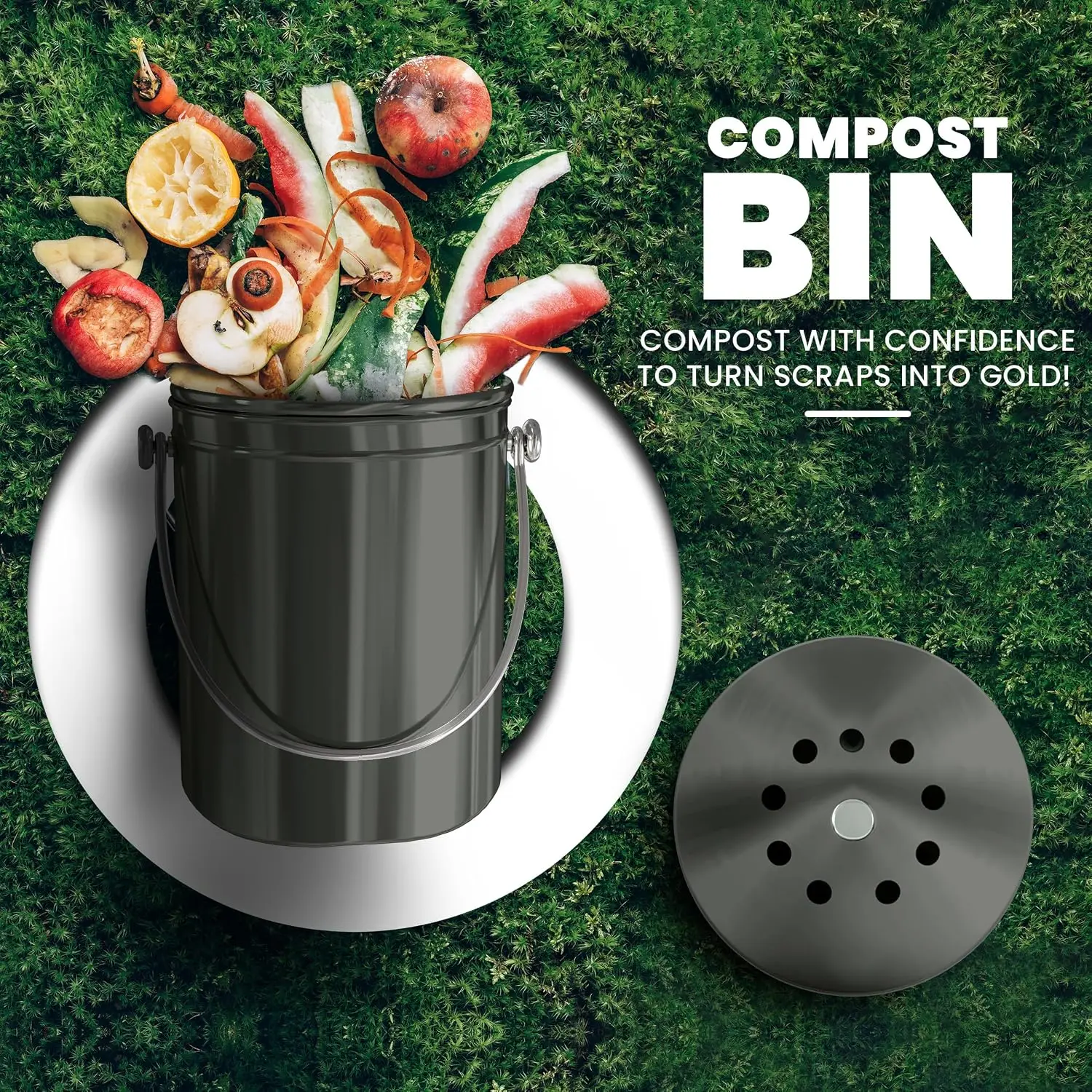 Kitchen Compost Bin for Kitche - Compost Bin Countertop ulasan dan harga